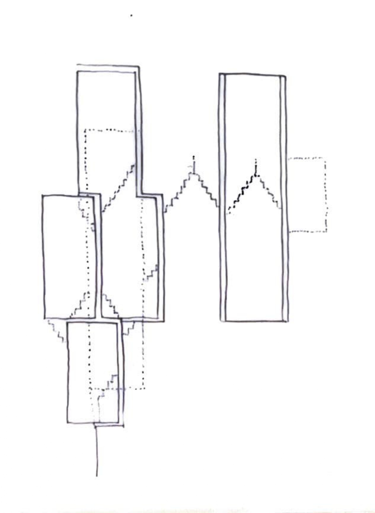 Diagrama sección - Cueva y palafito